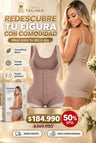CurvyLux Faja Cachetero Tira Ancha- Alta Compresión.
